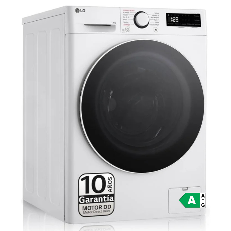 Máquina de Lavar Roupa LG F4WR6013A0W 13Kg 1400RPM
