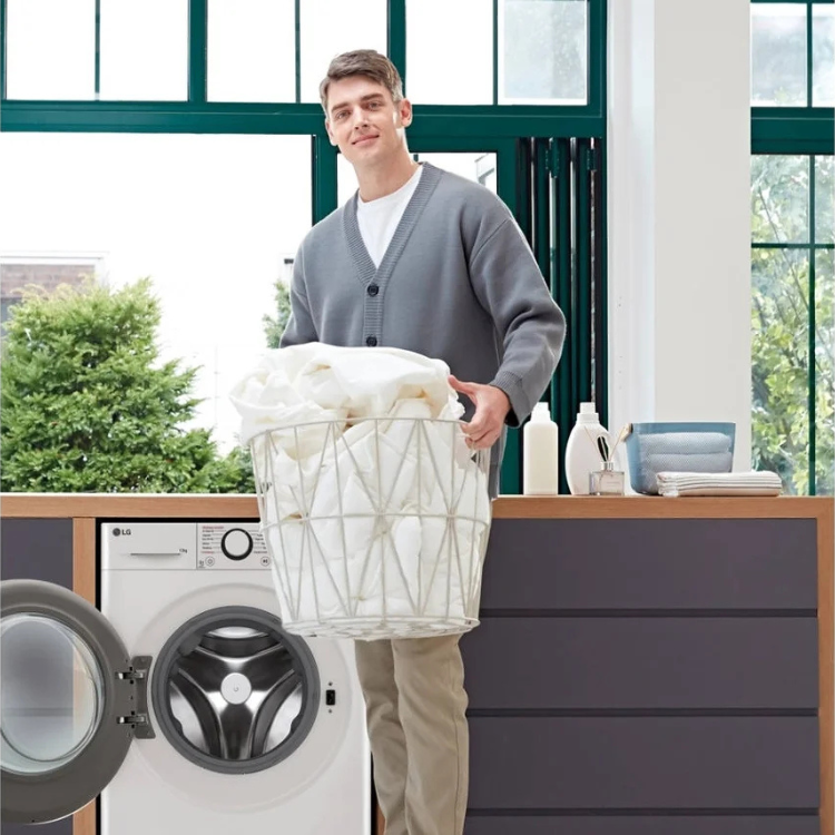 Máquina de Lavar Roupa LG F4WR6013A0W 13Kg 1400RPM