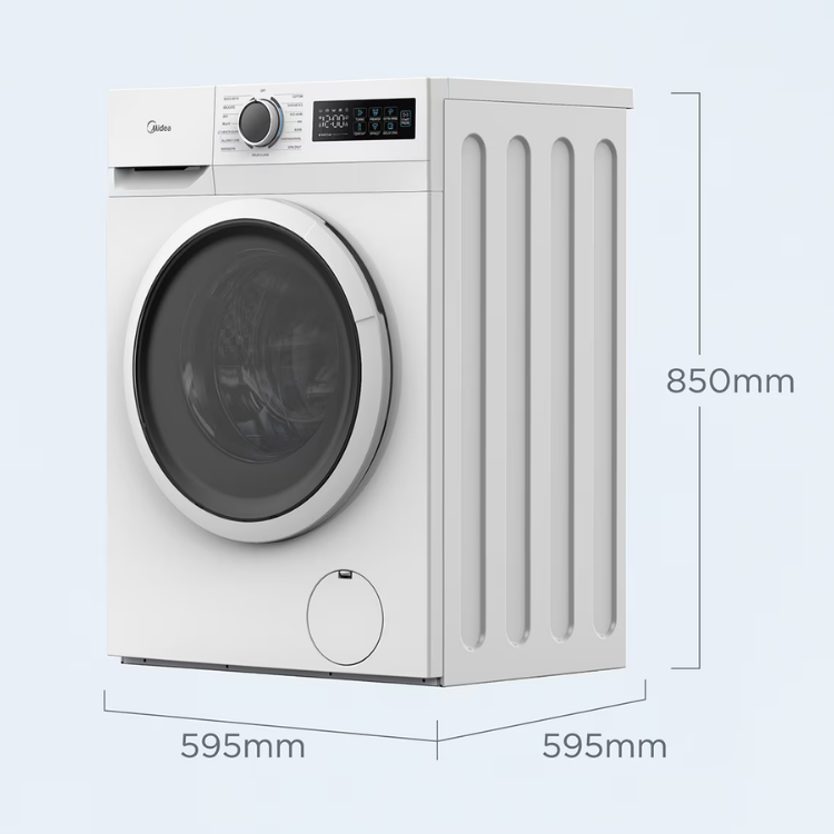 Máquina Lavar Roupa Midea MFG16W80BA10/W-ES 8Kg 1400RPM Classe A