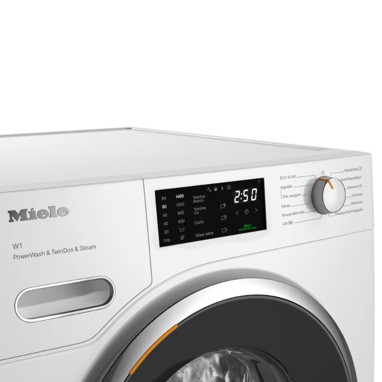 Máquina de Lavar Roupa Miele WWG880 WCS 9Kg 1400RPM Classe A Branco