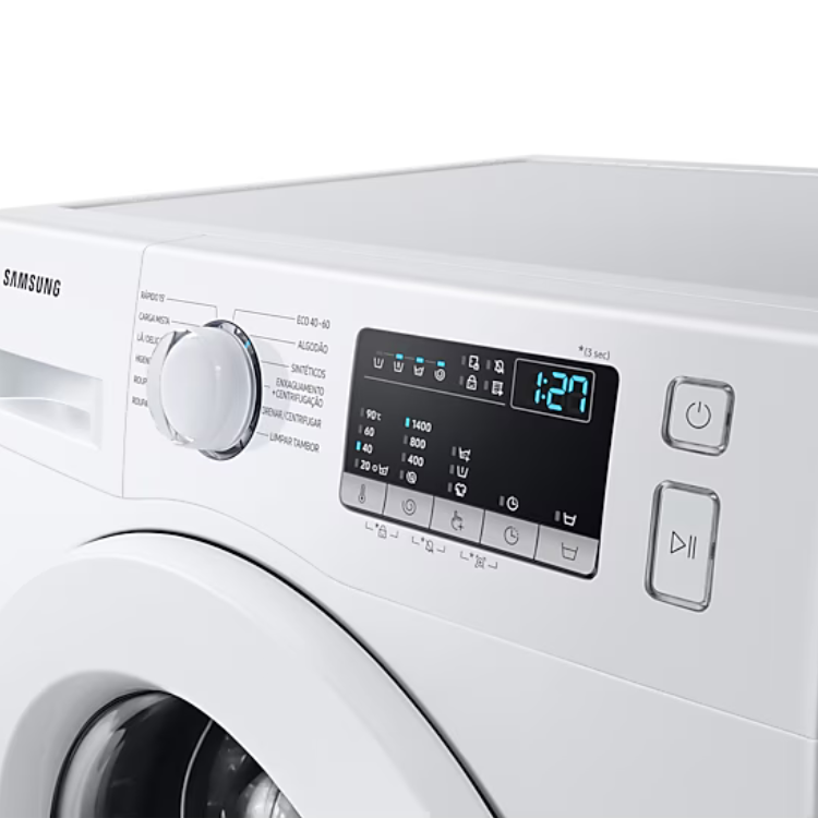 Máquina de Lavar Roupa Samsung WW80T4040EE 8Kg 1400RPM Classe D