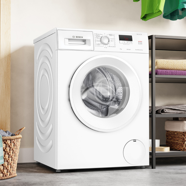 Waschmaschine Bosch Serie 2 WGE03400EP 8 kg 1400 U/Min Klasse A Weiß