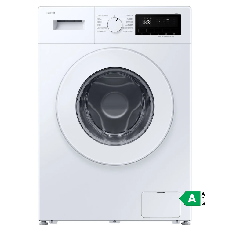 Máquina de lavar roupa Samsung WW70FG3M05TWEC 7Kg branca, classe A.