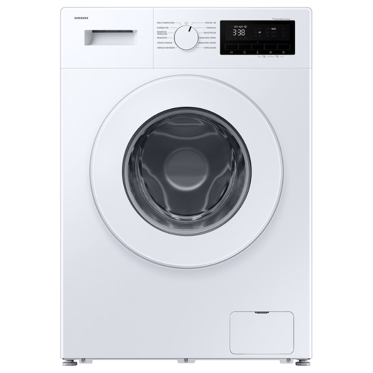 Máquina lavar roupa Samsung WW80FG3M05TWEC, 8Kg, 1400RPM, Classe A, branca.