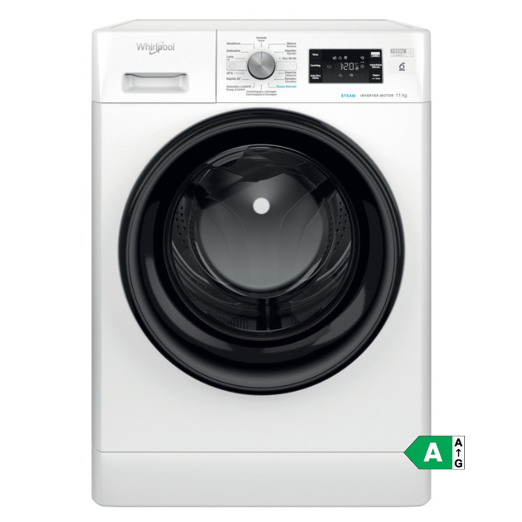 Máquina de Lavar Roupa Whirlpool FFB11489BVSPT 11Kg 1400RPM Classe A Branco