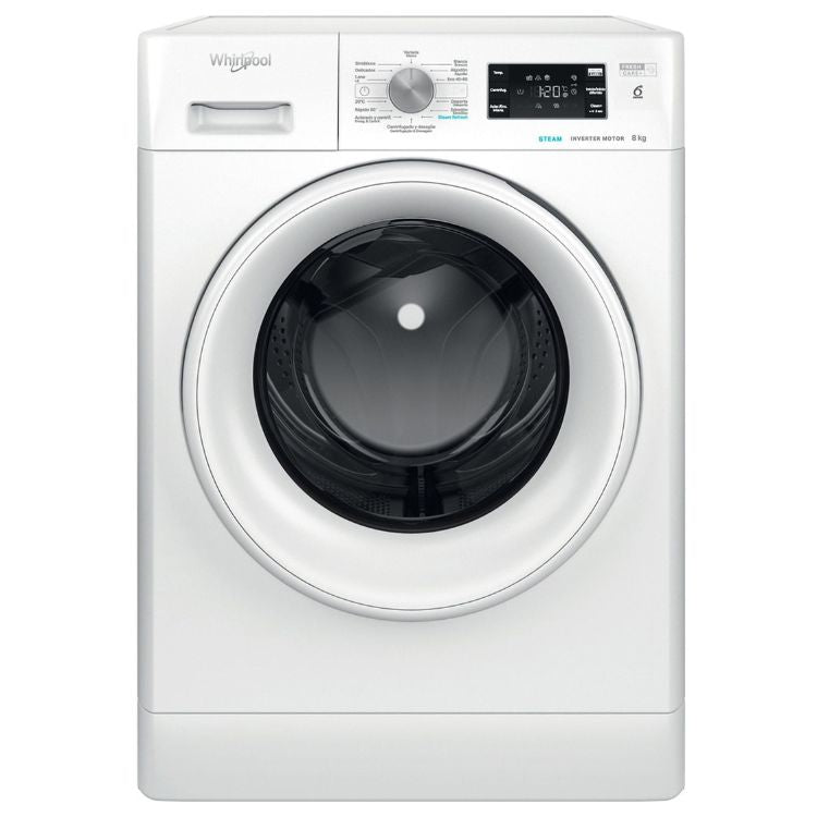 Máquina de Lavar Roupa Whirlpool FFB8258WVSP 8Kg 1200RPM Classe D Branco