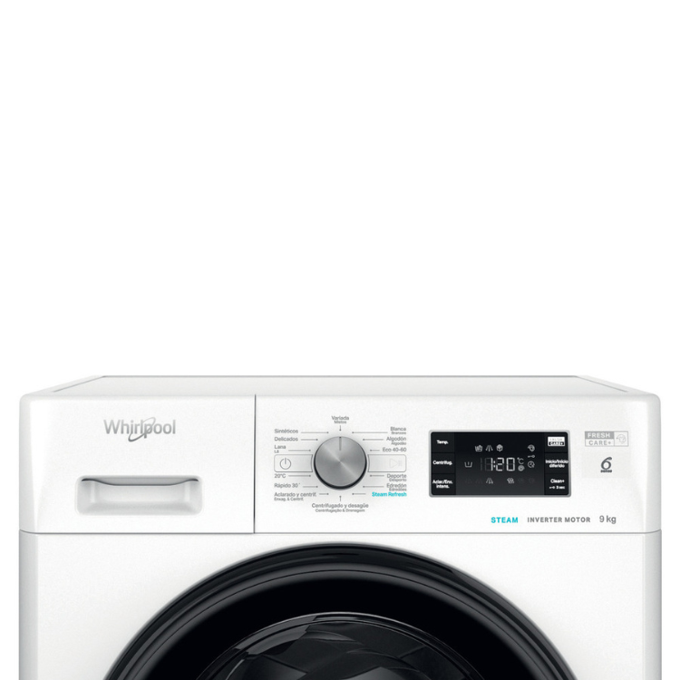 Máquina de Lavar Roupa Whirlpool FFB9489BVSPT 9Kg 1400RPM Classe A Branco