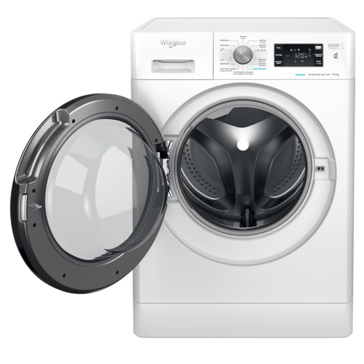 Máquina de Lavar Roupa Whirlpool FFB10489BVSPT 10Kg 1400RPM Classe A Branco - Artigo de Exposição