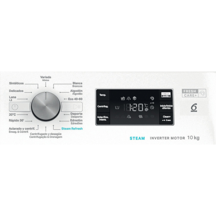 Máquina de Lavar Roupa Whirlpool FFB10489BVSPT 10Kg 1400RPM Classe A Branco - Artigo de Exposição