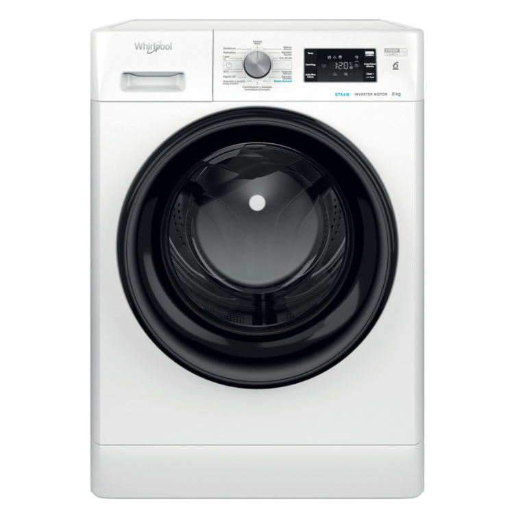 Máquina de Lavar Roupa Whirlpool FFB8489BVSPT 8Kg 1400RPM Classe A Branco