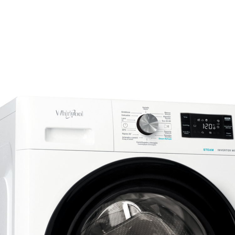 Máquina de Lavar Roupa Whirlpool FFB8489BVSPT 8Kg 1400RPM Classe A Branco
