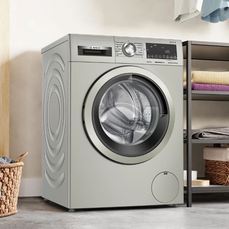 Máquina de Lavar e Secar Roupa Bosch Serie 4 WNA1341XES 9Kg/9Kg 1400RPM Classe E