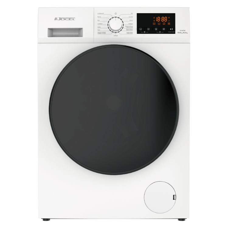Máquina de Lavar e Secar Roupa Jocel JMLSR014191 10Kg/6Kg 1400RPM Classe E Branco
