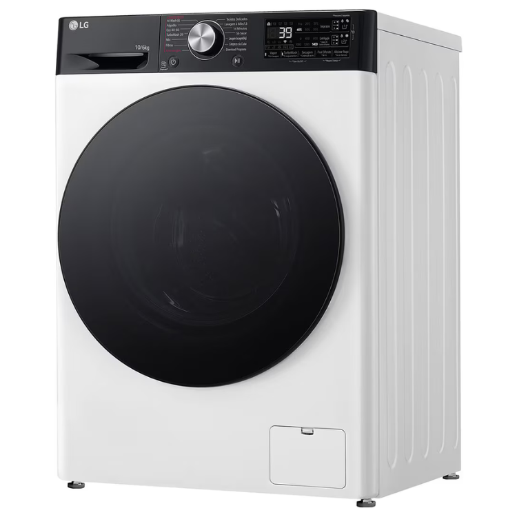 Máquina de Lavar e Secar Roupa LG F4DR7510SGH 10Kg/6Kg 1400RPM Classe D