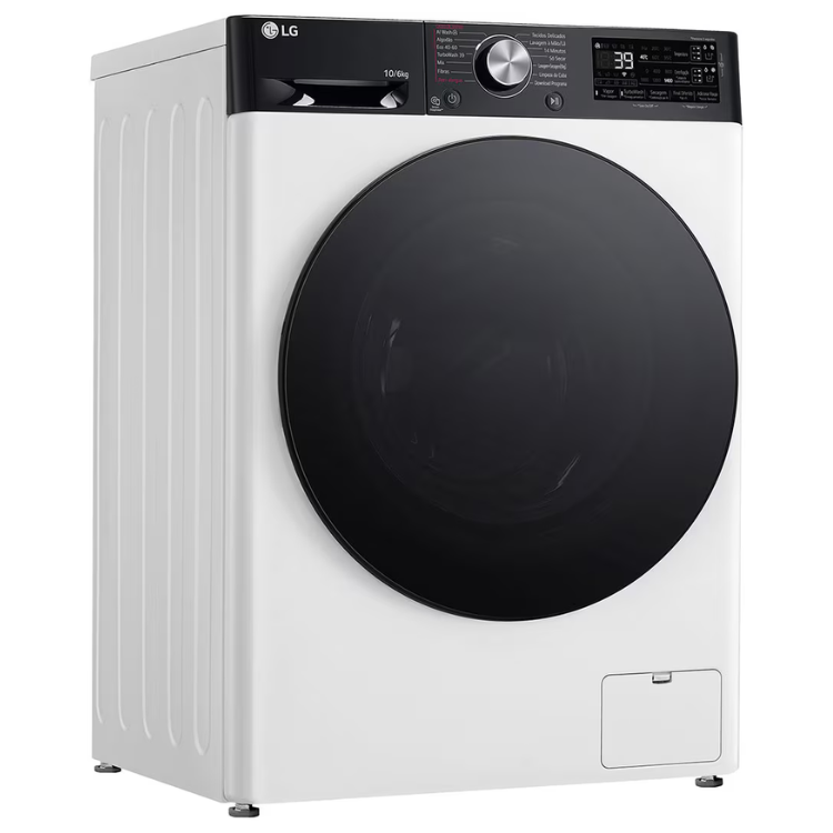 Máquina de Lavar e Secar Roupa LG F4DR7510SGH 10Kg/6Kg 1400RPM Classe D