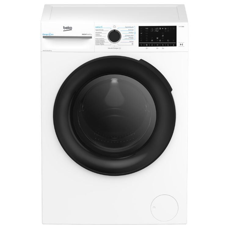 Máquina de Lavar e Secar Roupa Beko BM5DFT49437WB 9Kg/6Kg 1400RPM Classe D