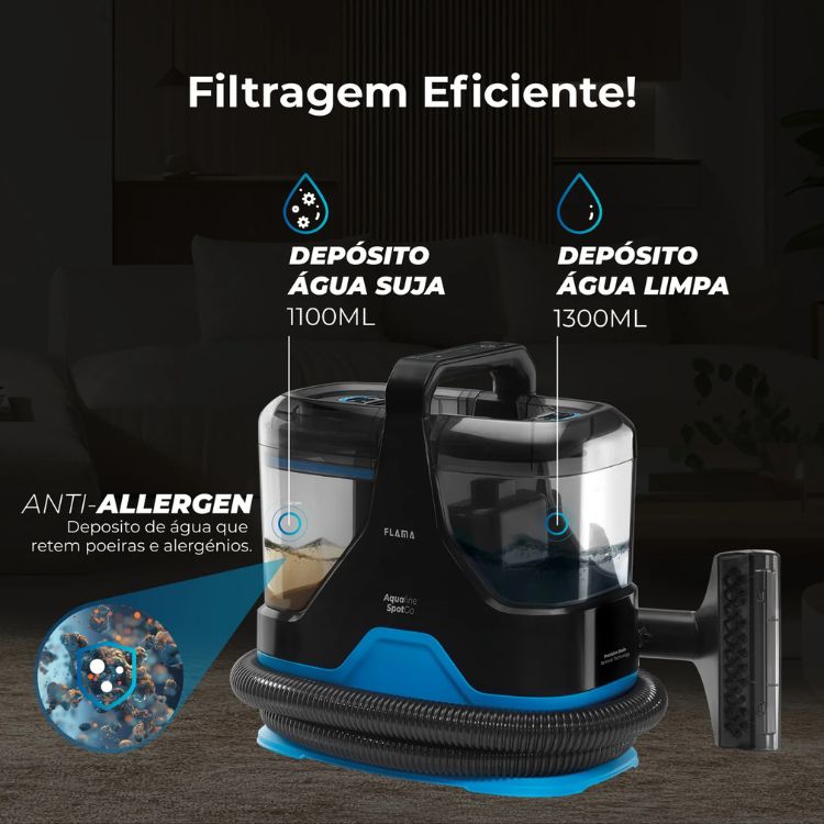 Máquina de Limpeza Flama Aqualine SpotGo 1695FL 600W