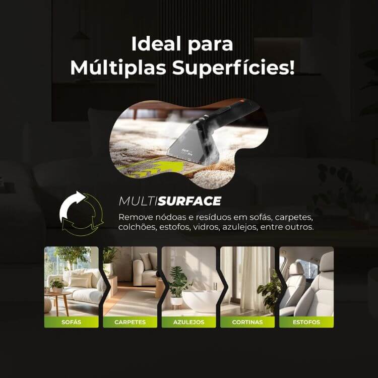 Máquina de Limpeza Flama Aqualine SteamPro Essential 1697FL 1800W