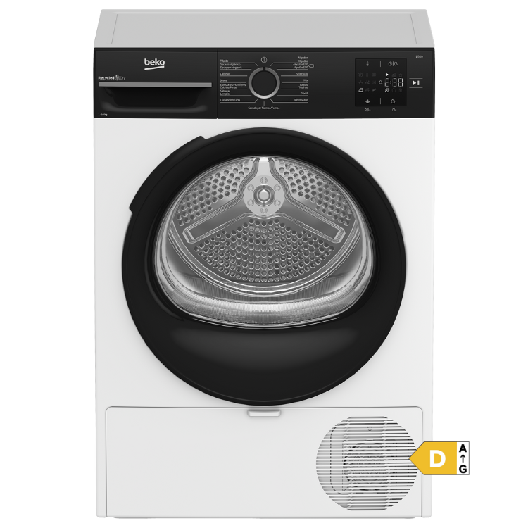 Máquina de Secar Roupa Beko BM3T30230W 10Kg Classe D Branco