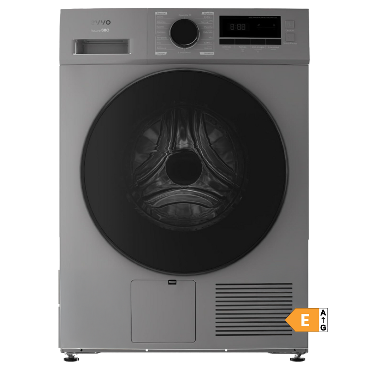 Máquina de Secar Roupa EVVO Nature S8X E 8Kg Classe E
