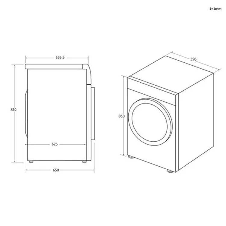 Haier HD100A2939EIB Wäschetrockner 10 kg Klasse E Weiß