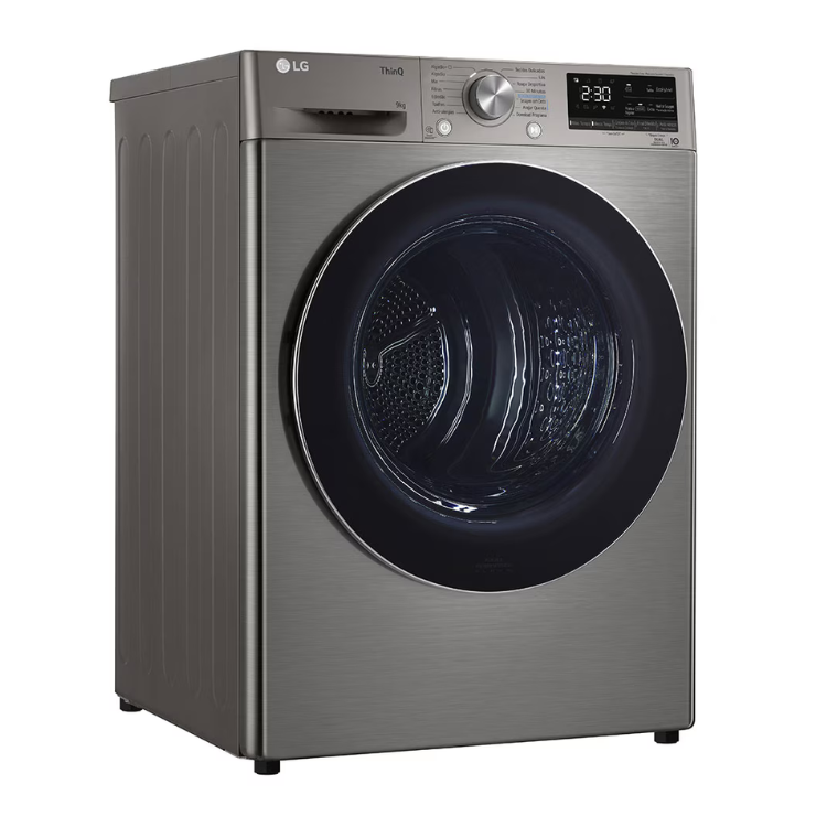 Máquina de secar roupa LG RH90V9PV2N, 9Kg, Classe C, inox.