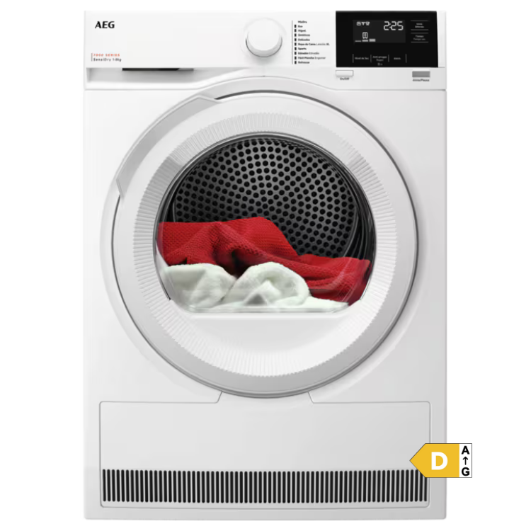 Máquina de Secar Roupa AEG TR718EAOB 8Kg Classe D