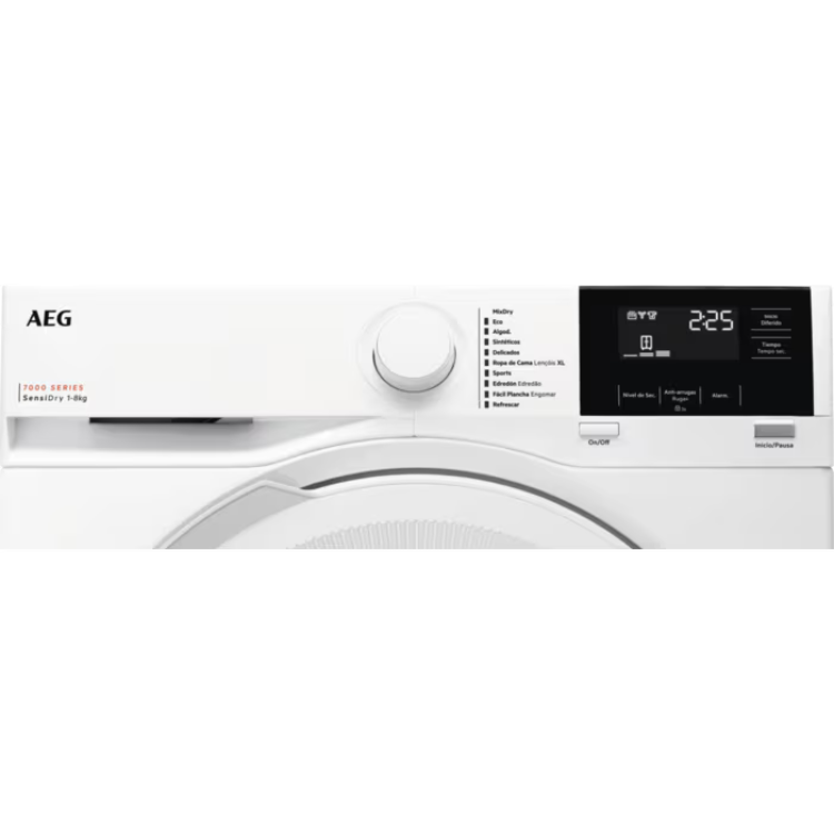 Máquina de Secar Roupa AEG TR718EAOB 8Kg Classe D