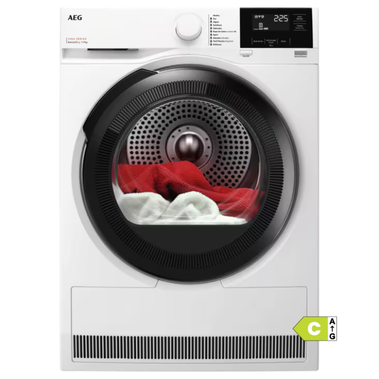 Máquina de Secar Roupa AEG TR719G4PB 9Kg Classe C