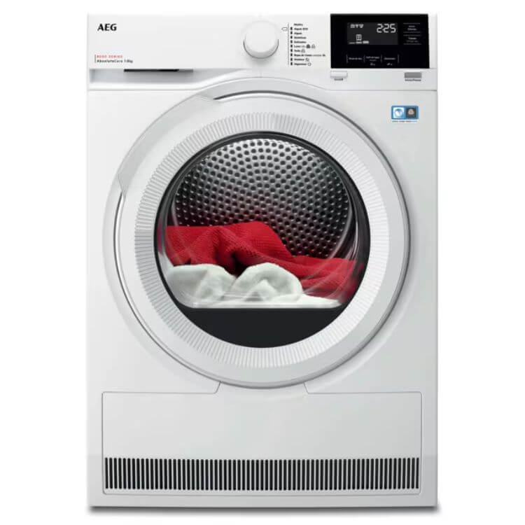 Máquina de Secar Roupa AEG TR818A2OB 8Kg Classe C