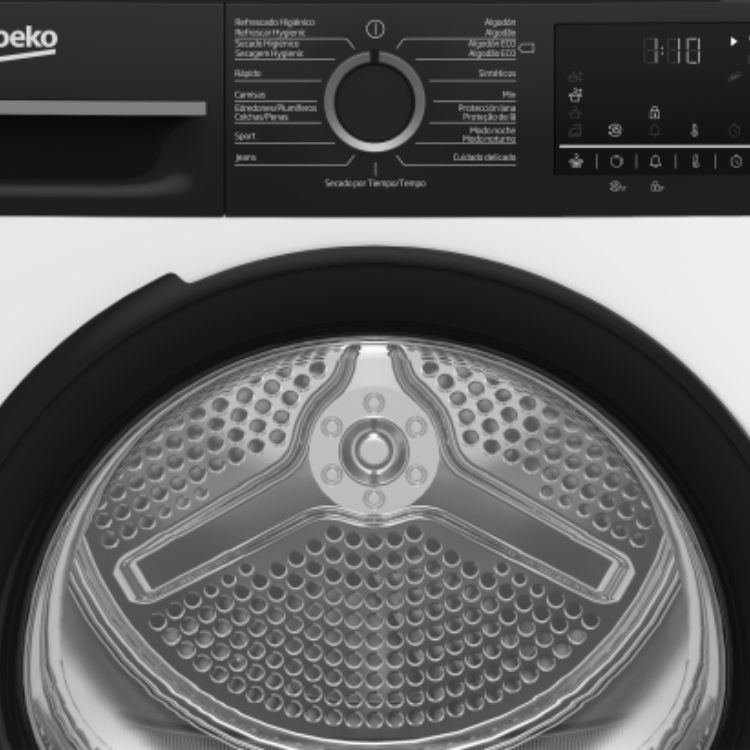 Máquina de Secar Roupa Beko BM3T48249W 8Kg Classe C Branco