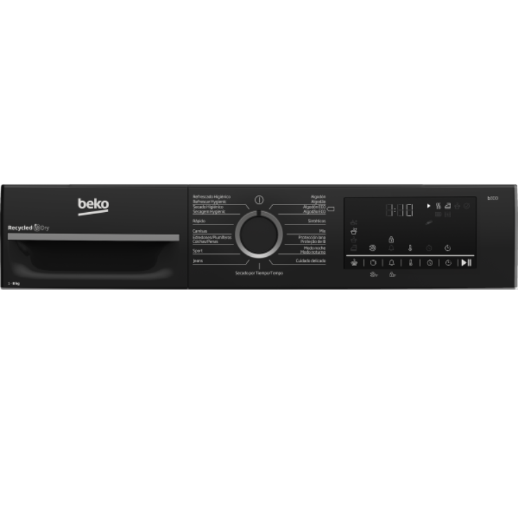 Máquina de Secar Roupa Beko BM3T48249W 8Kg Classe C Branco