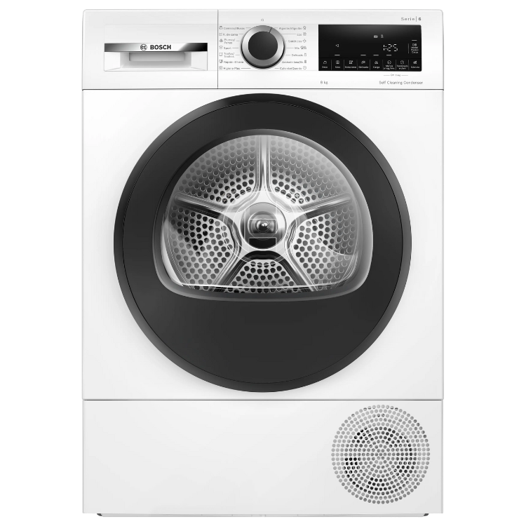 Máquina de Secar Roupa Bosch Serie 6 WQG235D1ES 8Kg Classe C