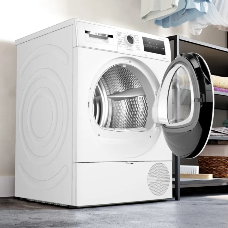 Máquina de Secar Roupa Bosch Serie 4 WTR85V00ES 8Kg Classe D Branco