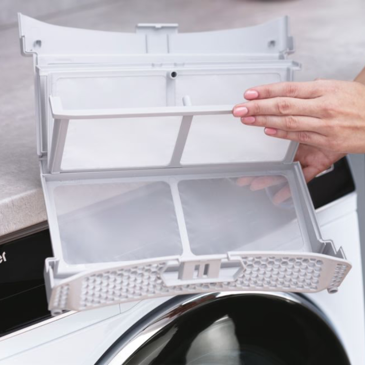 Máquina de Secar Roupa Haier HD90A2939IB 9Kg Classe E Branco