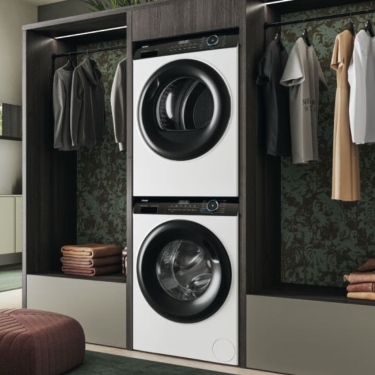 Máquina de Secar Roupa Haier HD90A2939IB 9Kg Classe E Branco