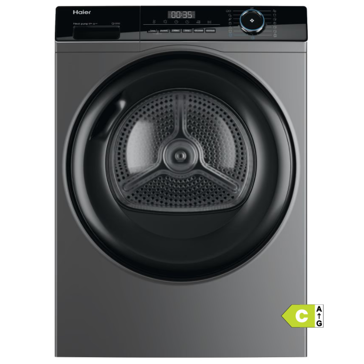 Wäschetrockner Haier HD90-A3939R-S 9 kg, Klasse B, Schwarz