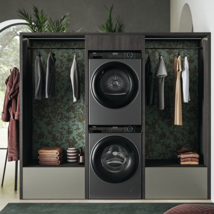 Wäschetrockner Haier HD90-A3939R-S 9 kg, Klasse B, Schwarz