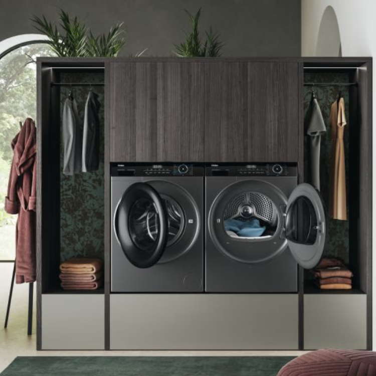 Wäschetrockner Haier HD90-A3939R-S 9 kg, Klasse B, Schwarz