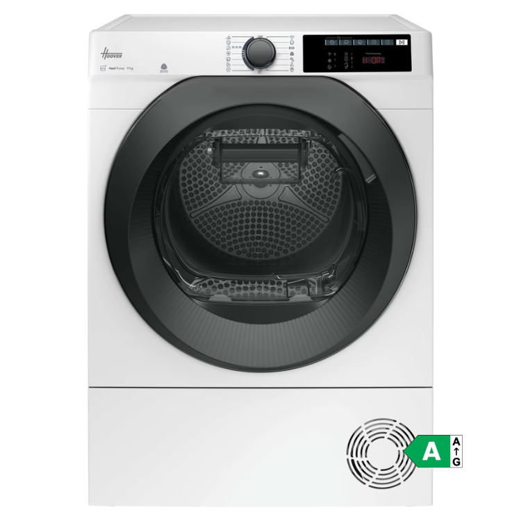 Máquina de Secar Roupa Hoover HREH9N2TBES 9Kg Classe D Branco