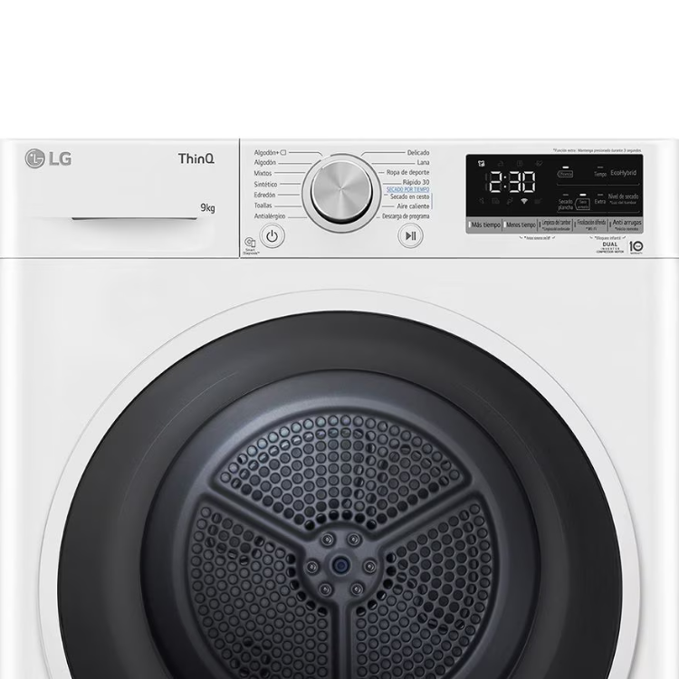 LG Wärmepumpentrockner RH90V5AV6N 9 kg A++ Weiß