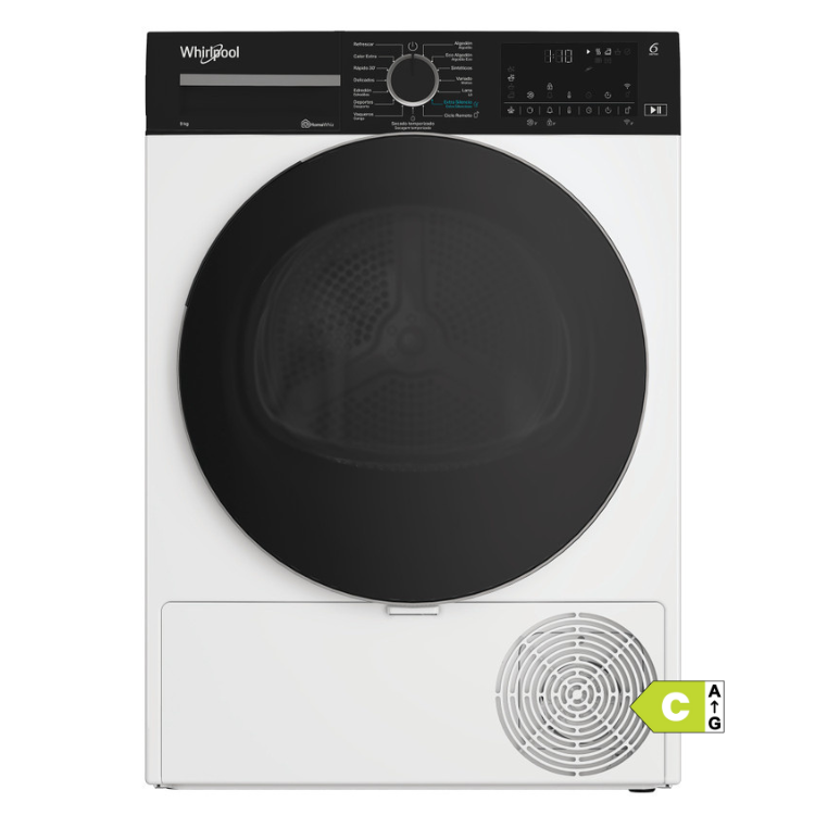 Máquina de Secar Roupa Whirlpool CWD94MWBSSPT 9Kg Classe C Branco