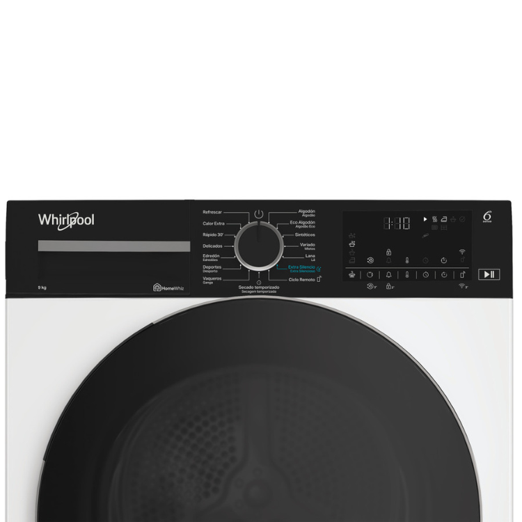 Wärmepumpentrockner Whirlpool CWD94MWBSSPT 9Kg Klasse C Weiß