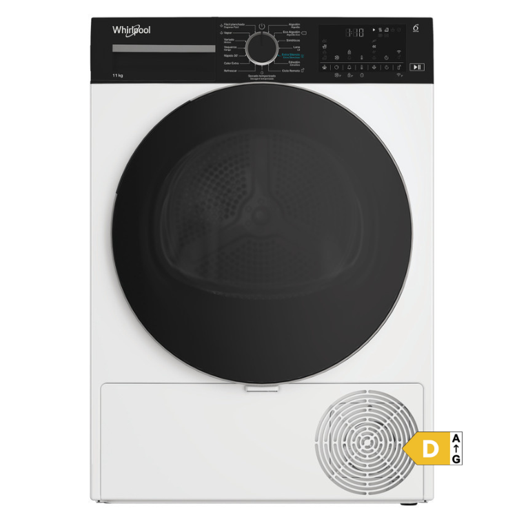 Máquina de Secar Roupa Whirlpool CWD113MWBSSPT 11Kg Classe D Branco