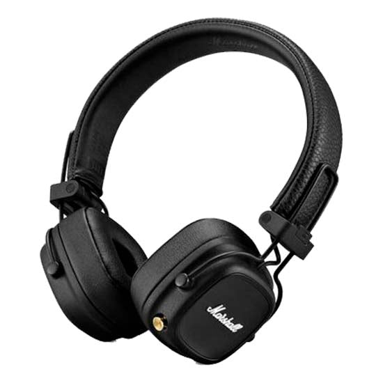 Black Marshall Major IV Bluetooth headphones, over-ear, wireless.