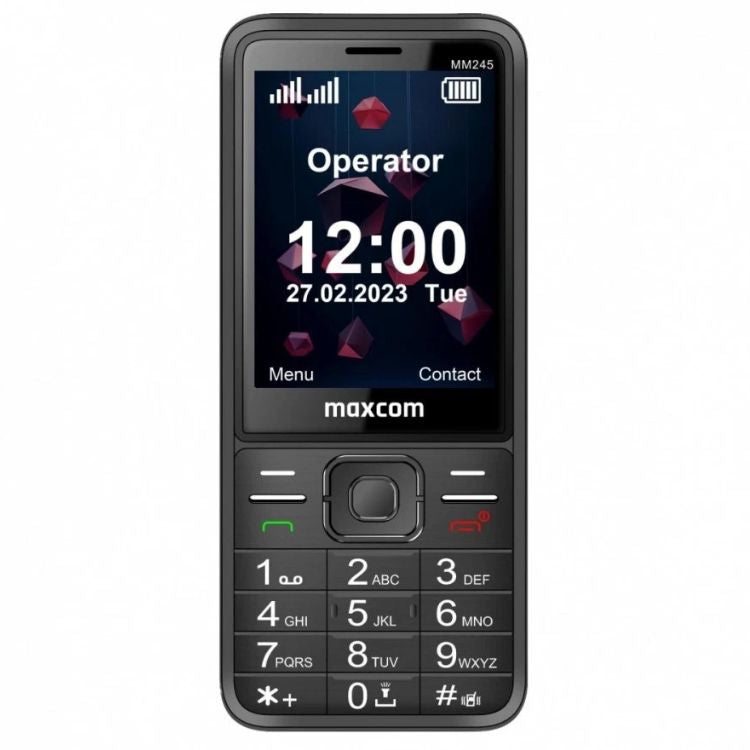 Telemóvel Maxcom Classic MM245 Dual Sim Preto