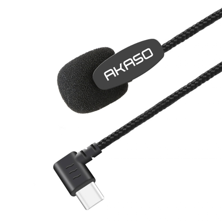 Microfone Externo Akaso p/ Brave 7/8 USB-C