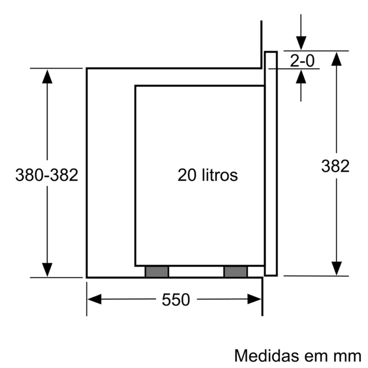 Microondas de Encastre Balay 3CG5172N2 c/Grill 20L 800W