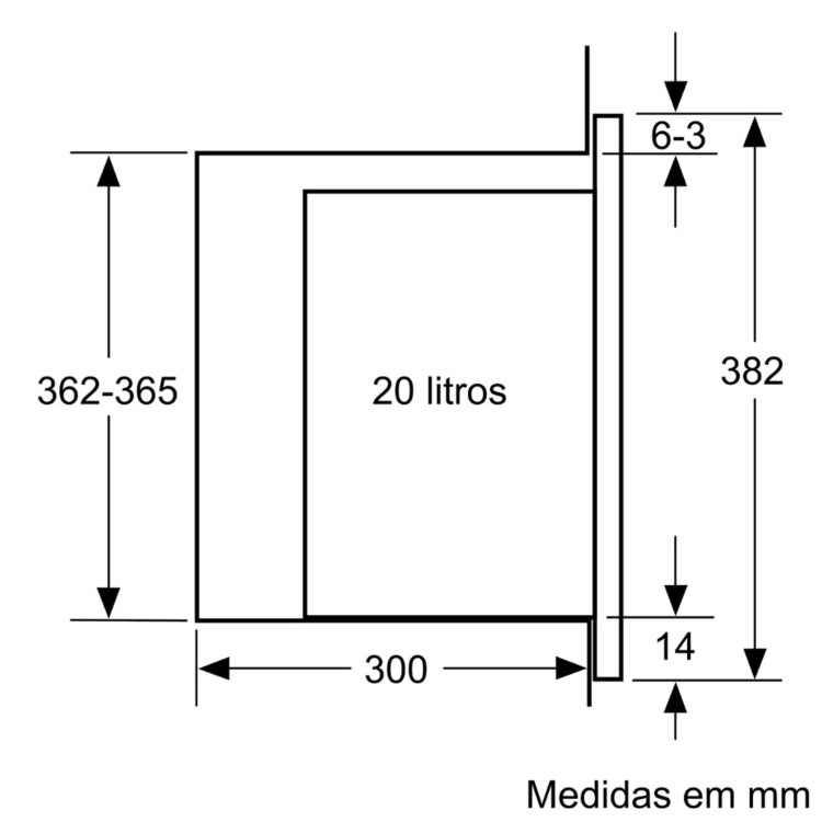 Microondas de Encastre Balay 3CG5172N2 c/Grill 20L 800W