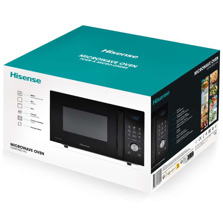 Microondas Hisense H23MOBSD1HG 23L 800W